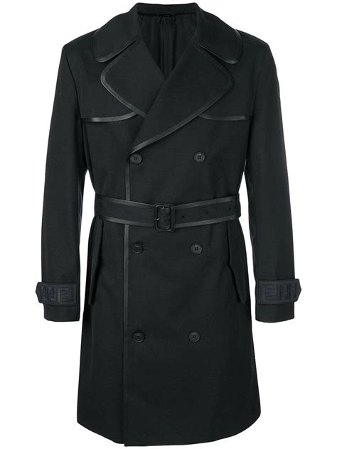 fendi mens down coat|fendi trench coat men's.